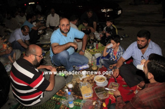 إفطار وإعتصام أمام السفارة المصرية في عمان ( صور )